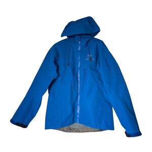 Arcteryx Alpha SV Gore Tex Blue Rain Jacket Gorpcore Women’s Size Large L USED